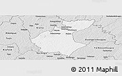 Silver Style Panoramic Map of Diawala