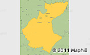 Savanna Style Simple Map of Diawala