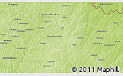 Physical 3D Map of Koumbala