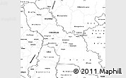 Blank Simple Map of Ferkessedougou