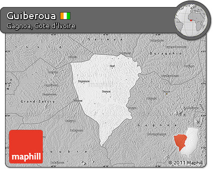 Gray Map of Guiberoua