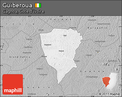 Gray Map of Guiberoua