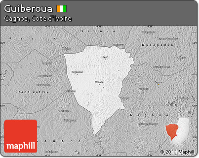 Gray Map of Guiberoua