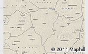 Shaded Relief Map of Guiberoua
