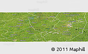 Satellite Panoramic Map of Guiberoua