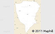 Classic Style Simple Map of Guiberoua