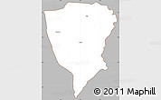 Gray Simple Map of Guiberoua, cropped outside