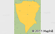 Savanna Style Simple Map of Guiberoua
