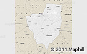 Classic Style Map of Gagnoa