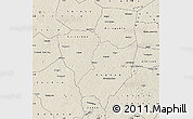 Shaded Relief Map of Gagnoa