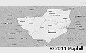 Gray Panoramic Map of Gagnoa
