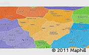 Political Shades Panoramic Map of Gagnoa