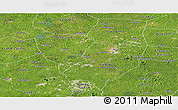 Satellite Panoramic Map of Gagnoa