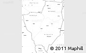 Blank Simple Map of Gagnoa