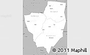 Gray Simple Map of Gagnoa