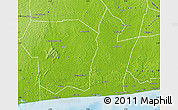 Physical Map of Grand-Lahou