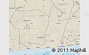 Shaded Relief Map of Grand-Lahou