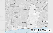 Silver Style Map of Grand-Lahou