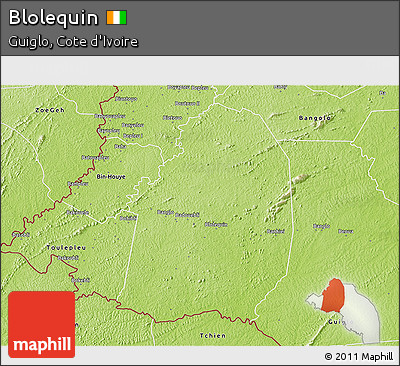 Physical 3D Map of Blolequin