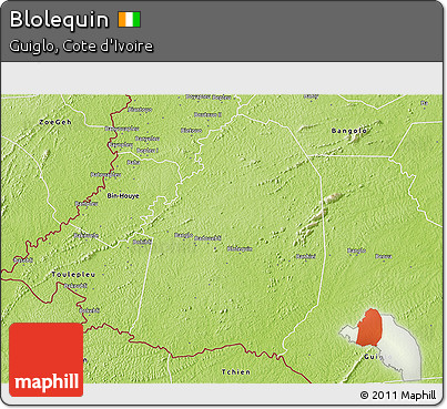 Physical 3D Map of Blolequin