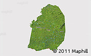 Satellite 3D Map of Blolequin, cropped outside