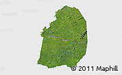 Satellite 3D Map of Blolequin, single color outside