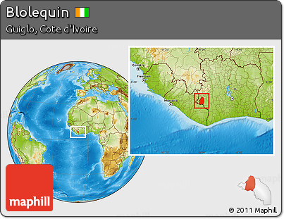 Physical Location Map of Blolequin