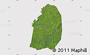 Satellite Map of Blolequin, cropped outside
