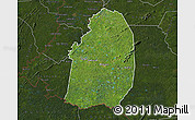 Satellite Map of Blolequin, darken