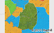 Satellite Map of Blolequin, political outside