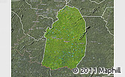 Satellite Map of Blolequin, semi-desaturated