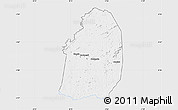 Silver Style Map of Blolequin, single color outside