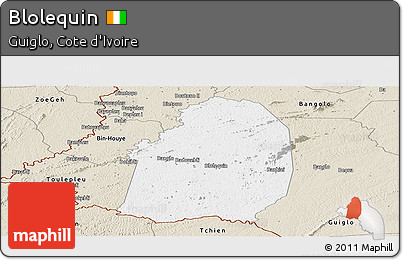 Classic Style Panoramic Map of Blolequin