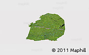 Satellite Panoramic Map of Blolequin, cropped outside
