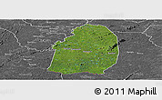 Satellite Panoramic Map of Blolequin, desaturated