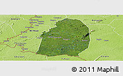 Satellite Panoramic Map of Blolequin, physical outside