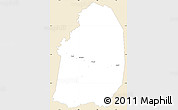 Classic Style Simple Map of Blolequin, single color outside