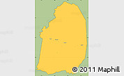 Savanna Style Simple Map of Blolequin, cropped outside