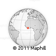 Outline Map of Guiglo