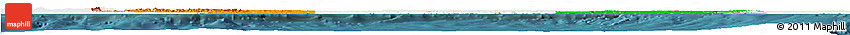 Flag Horizon Map of Cote D'Ivoire, single color outside, satellite sea