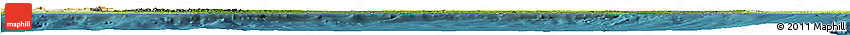 Satellite Horizon Map of Cote D'Ivoire, physical outside, satellite sea