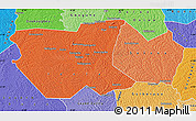 Political Shades Map of Issia