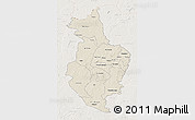 Shaded Relief 3D Map of Korhogo, lighten