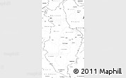 Blank Simple Map of Korhogo