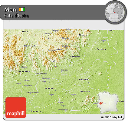 Physical 3D Map of Man