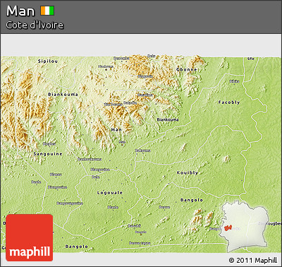 Physical 3D Map of Man