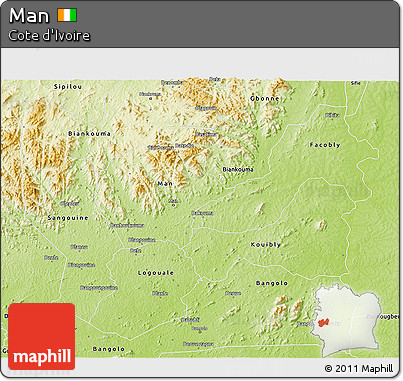 Physical 3D Map of Man