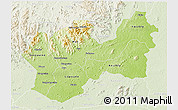 Physical 3D Map of Man, lighten