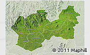 Satellite 3D Map of Man, lighten