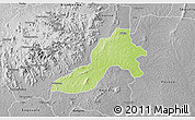 Physical 3D Map of Facobly, desaturated